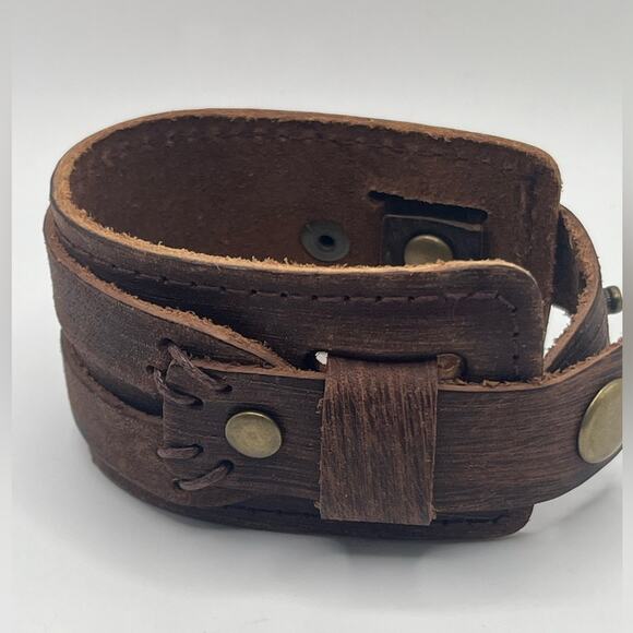 Leather bracelets, set of 5, 1 NWOT - Picture 6 of 9